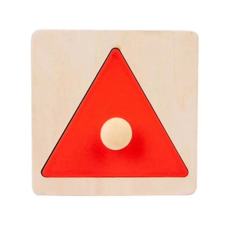 Shape & Learn: Montessori Geometric Sorting Board