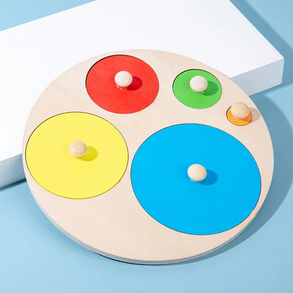 Shape & Learn: Montessori Geometric Sorting Board