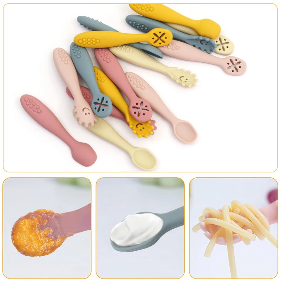 TinyDine: Baby Feeding Utensil Set for Self-Feeding